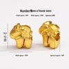 Year of the Horse High Color Retention Alloy Jewelry Accessories: Lucky Beaded Pendant Hand Rope Bracelet