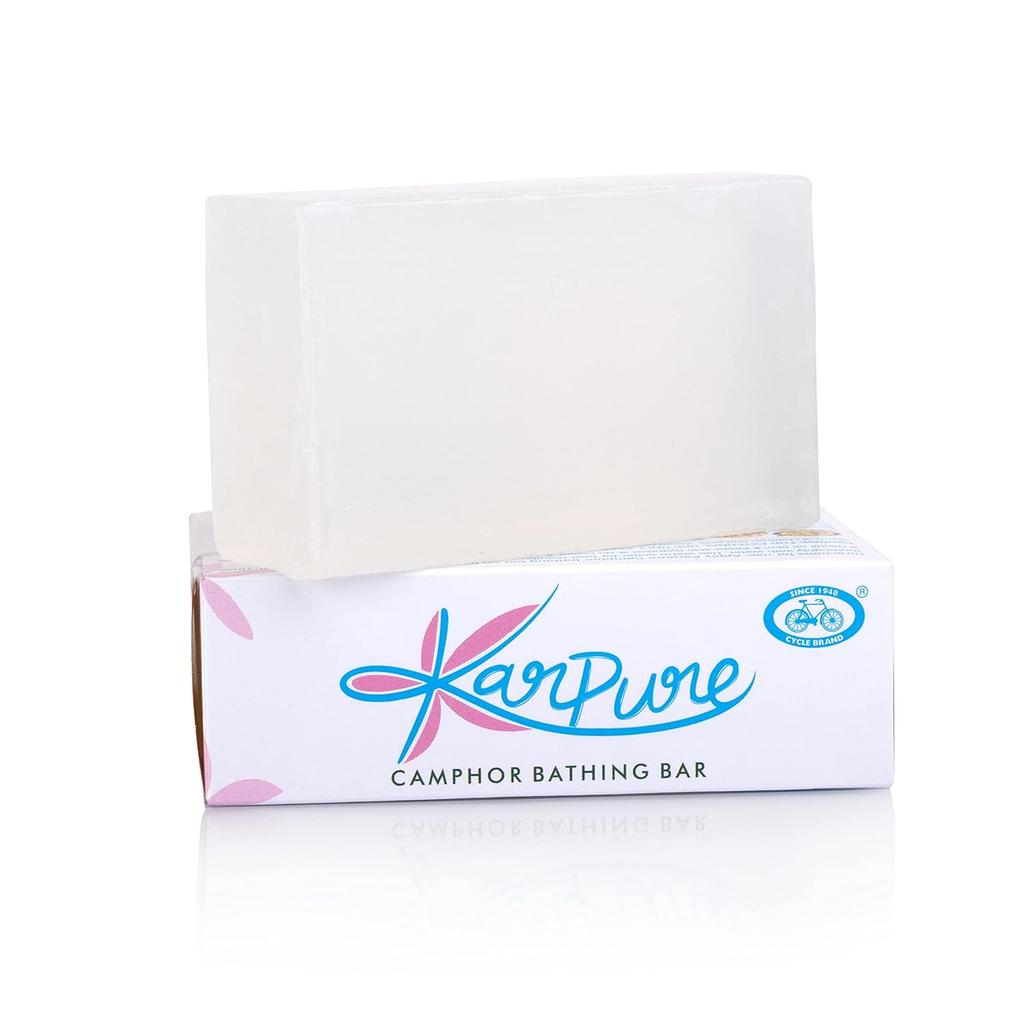 Cycle Karpure Kampfer Bade Seife 125g 2er Pack | Feuchtigkeitsspendende Seife, Silikon- und Parabenfrei, Sanfte tägliche Hautpflege