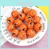 Set Of 5 Or 10 Charming Metal Halloween Pumpkin Bells For Enchanting Decor