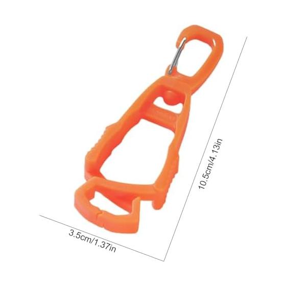 Glove Clip, Glove Holder, Carabiner Clip, Glove Holder, Reusable, Non-Slip, Strong Load Capacity, For Flashlights, Mugs, Work Gloves, Glasses,