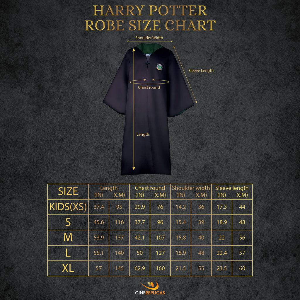 Cinereplicas Harry Potter Wizard Robe [Slytherin] XL [Official Japanese Retailer Product]