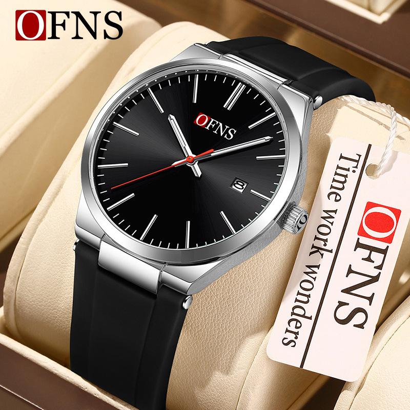 Fashion Mens Womens Watch Outdoor Sports Business Stainless Steel Man Watch Luminous Blue Dial Calendar Quartz Watches for Men+Box
