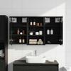 Bathroom Cabinet Set 3 Pcs 90 X 10.5 X 50 Cm Particleboard