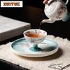 60ml Hand-painted Phalaenopsis High Foot Teacup Luxury Tea Bowl Cute Cup Tea-tasting Smelling Cup Chazhan Master Cups For Tea