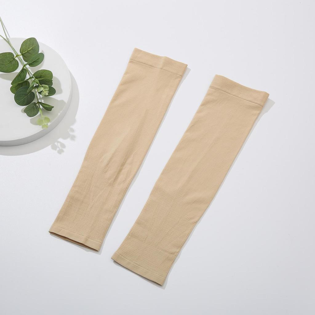 Mosquito Repellent Sun Protection Ice Silk Sleeves - Solid Color Summer Outdoor Wear