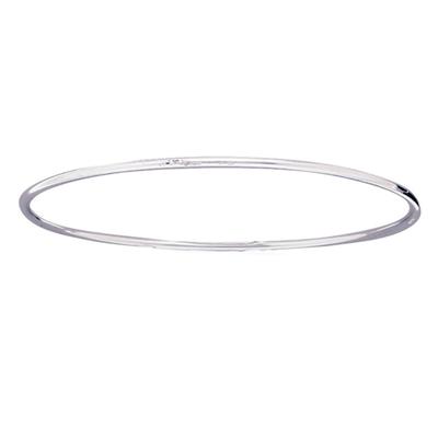 [D6745] - Armreif Silber 'Jonc' versilbert (rhodiniert) - 66 mm 2 mm