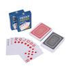 55Pcs New Deck Of Cards Pvc Scrub Waterproof Playing Cards, Big Character Plastic Texas Hold'Em Poker Set In Case Table Game
