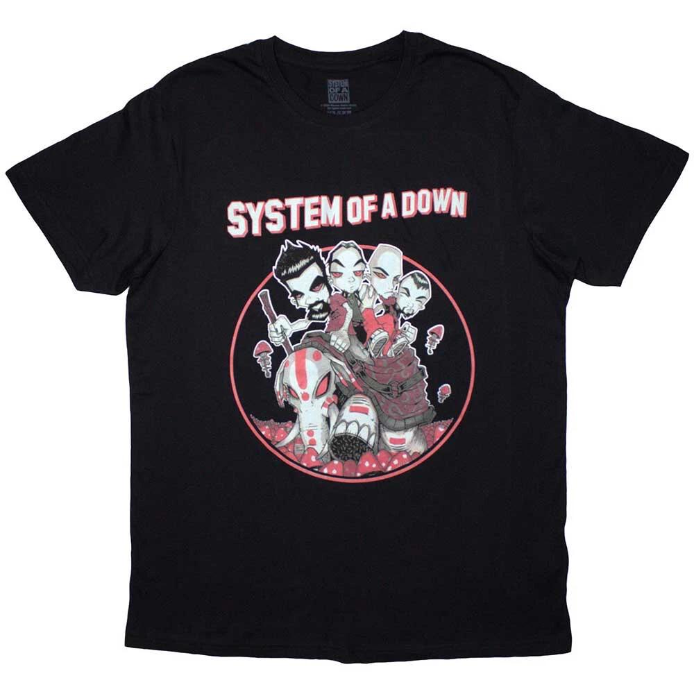 System Of A Down - Mushroom People - Black  t-shirt XXXL