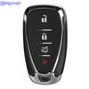 Jingyuqin 2/4/5/6 Buttons Remote Car Key Shell Fob Case For Chevrolet Camaro Equinox Cruze Malibu Spark Smart Key NO LOGO