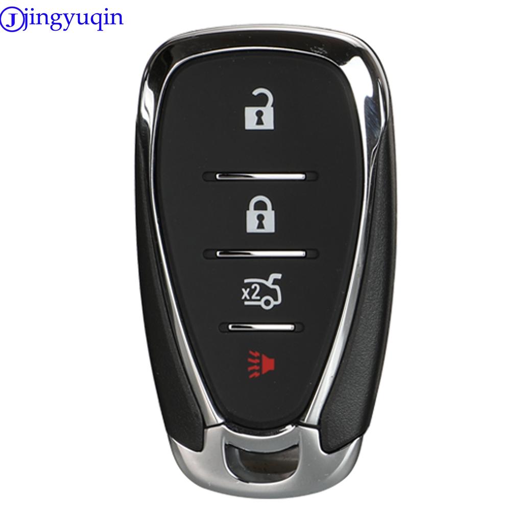 Jingyuqin 2/4/5/6 Buttons Remote Car Key Shell Fob Case For Chevrolet Camaro Equinox Cruze Malibu Spark Smart Key NO LOGO