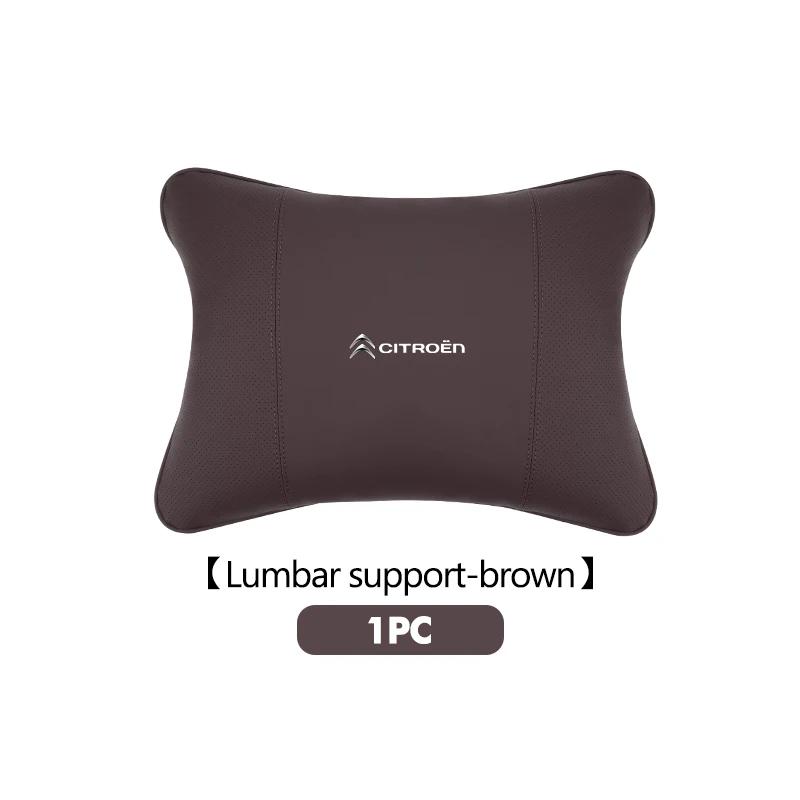 KDXF2 Car Seat Headrest Lumbar Support Spine Protect Neck Rest Cushion For Citroen C4 C3 C5 C1 C2 C6 VTS C4L DS3 DS4 DS5 Grand