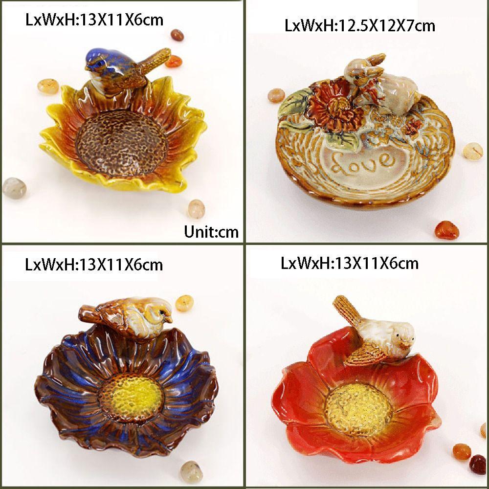 Cute Animals Jewelry Tray Multi-use Decorative Trinket Dish Storage Plate Organizer  Home Decor