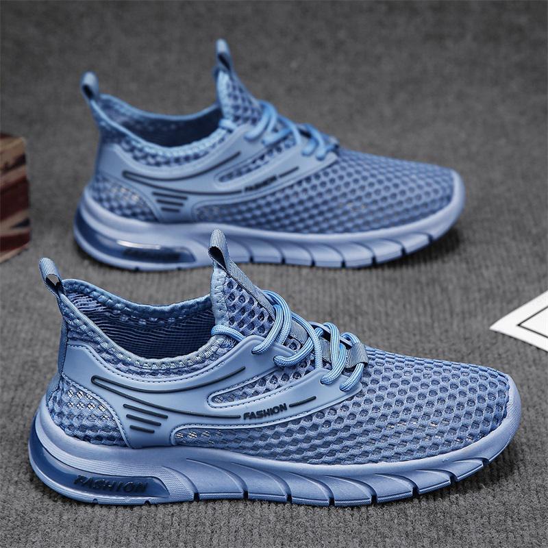 Summer breathable thin 22 new casual mesh fly-woven mesh shoes lightweight soft-soled sports running trendy shoes 39