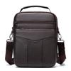 Malunte Men's Genuine Leather Business Crossbody Bag