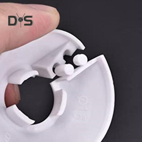 10 ks Kryt potrubí chladiče Hladký povrch Snadná instalace Pohodlná dekorace na trubku na stěnu Domácí zásoba