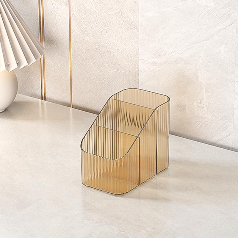 Desktop Luxus Aufbewahrungsbox: Mehrfach-Gitter-Organizer für Kosmetik, Schreibwaren und Hautpflege im Wohnzimmer