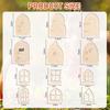 Wooden Fairy Door & Window Set - DIY Unfinished Garden Accessory