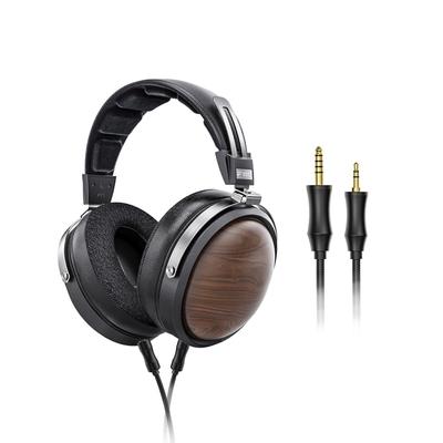 Cuffie cablate con diaframma in fibra di legno nano chiuso FiiO FT1 con cavo staccabile e padiglioni auricolari in legno di noce nero americano per e