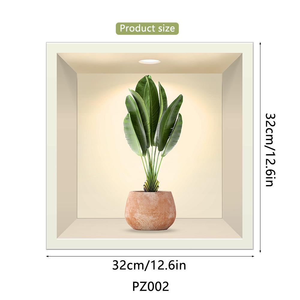 

1 шт. 3D стикер на стену с изображением растений и цветов, сделай сам, Корона, стеклянные наклейки для гостиной, спальни, свадебный декор, самоклеящиеся наклейки на холодильник 32cmX32cmX1Pcs