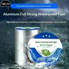 5M Super Klebriges Aluminiumfolien-Butylkautschuk-Band Temperaturbeständig Wasserdicht Dachrohr Leckstopper Riss Kanal Reparaturband