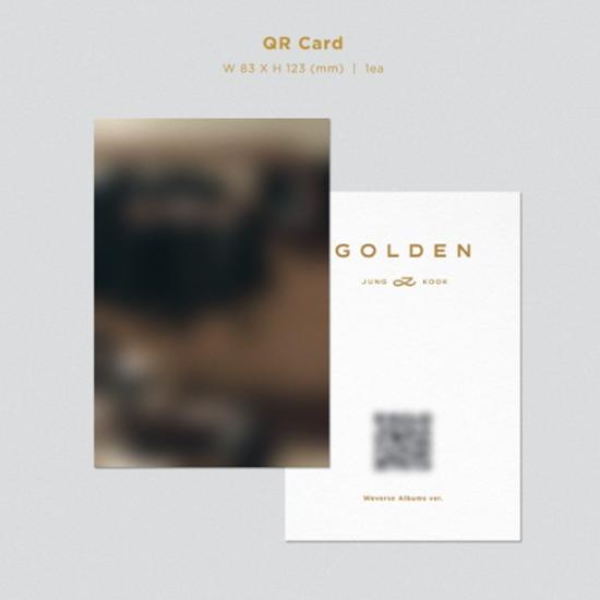 JUNG KOOK BTS - GOLDEN (Weverse Albums Ver.)