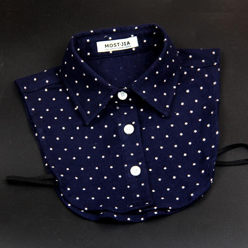 

Рубашка с клетчатым фальшивым воротником, детская с принтом, collares mujer, хлопковый съемный воротник-чокер, детская для мальчиков и девочек, съемная половина рубашки