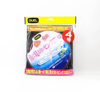 Yo Zuri Duel Pink Fish Cannot See Fluorocarbon 100m No4 7kg H4398-SP (8507)