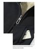 Men's Heavyweight Fleece Jacket: Casual Hooded Lamb's Wool Warm Cardigan Coat for Autumn and Winter.