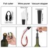 For Red Wine Foil Cutter Wine Opener Air Pressure Vacuum Wine Stopper Pin Type Cork Out Tool Wine Pourer 4 Pcs/Set