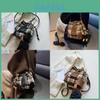 Crossborder Style Wool Blend Bucket Bag With Drawstring Closure For Daily Use