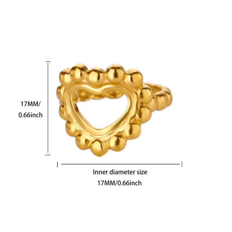 Love ring Titanium steel does not fade jewelry Light luxury high-end stainless steel jewelry Women