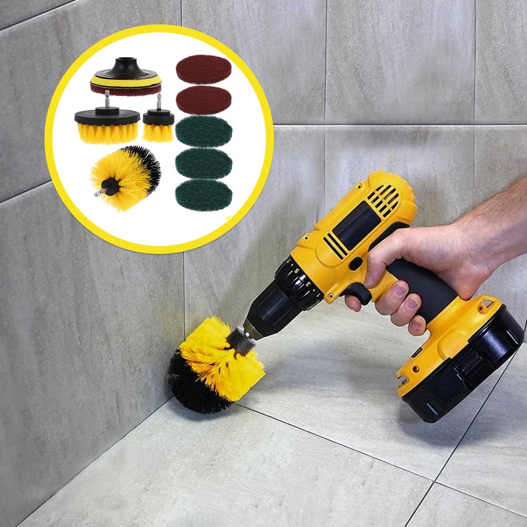 Buy 10pcs Drill Brush Polishing Brush Scrubber Brush Scrub Pads