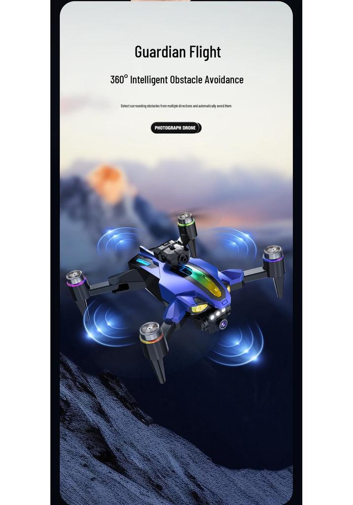 Brushless HD Aerial Photography Drone with Optical Flow Positioning and Obstacle Avoidance.