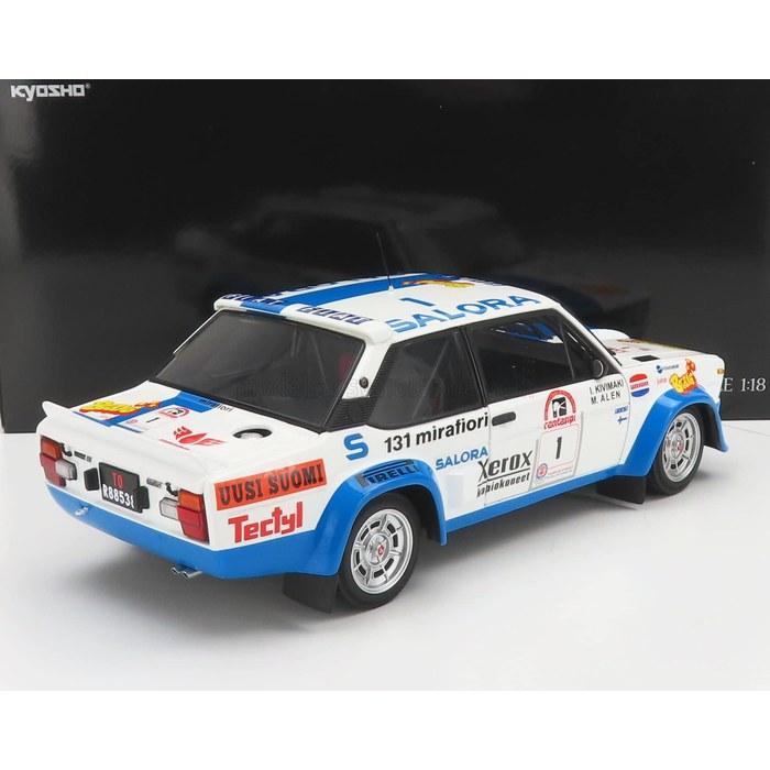 Kyosho 1/18 Fiat 131 Abarth 1980 1000 Lakes #1