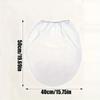 25 Pieces 5 Gallon Elastic Top Paint Strainer Bags White Fine Mesh Bag Paint Filter Bagfor Hydroponics Painting Gardening