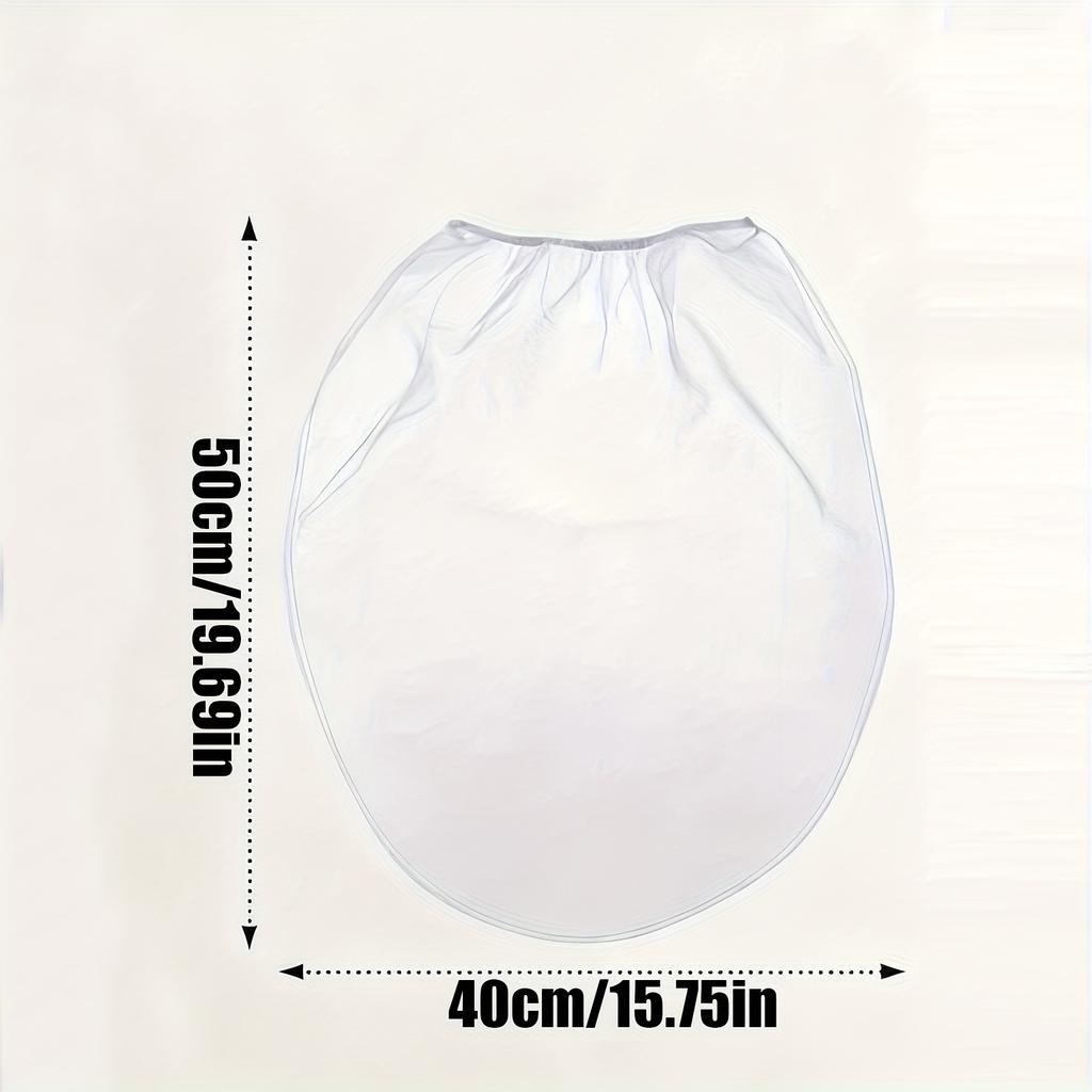25 Pieces 5 Gallon Elastic Top Paint Strainer Bags White Fine Mesh Bag Paint Filter Bagfor Hydroponics Painting Gardening