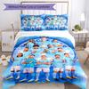3pcs Manchester City Bedding Set Duvet Cover Closure Includes 1 Duvet Cover & 2 Pillowcases, Soft and Comfortable for All Seasons.