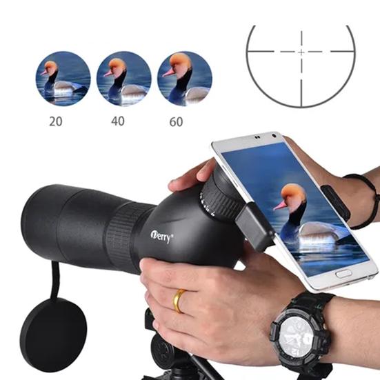 60x Monokulares Hochleistungs-High-Definition-Nachtastronomisches Teleskop mit Mondbeobachtung und Handykamera