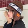 Winter Retro Jacquard Knitted Ear Protection Hat Children Riding Skiing Cold Warm Wool Hat Headgear Tide