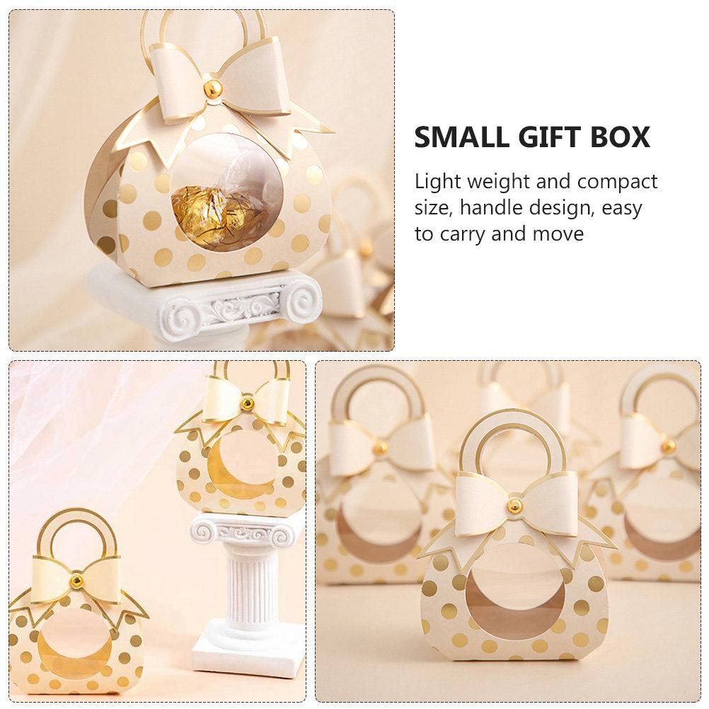 50pcs Wedding Souvenir Boxes Gift Packaging Candy Box Small Present Container for Holiday Party Favors