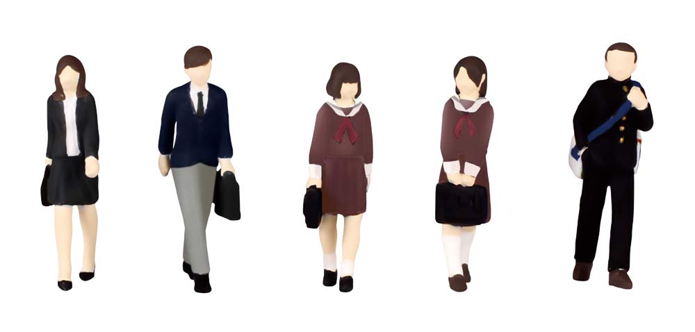 

PM Office A Super Mini Figure 11 That Intersection Set 2 Scale PVC Painted Finished Figure MS050 1/80 Day s 1/80