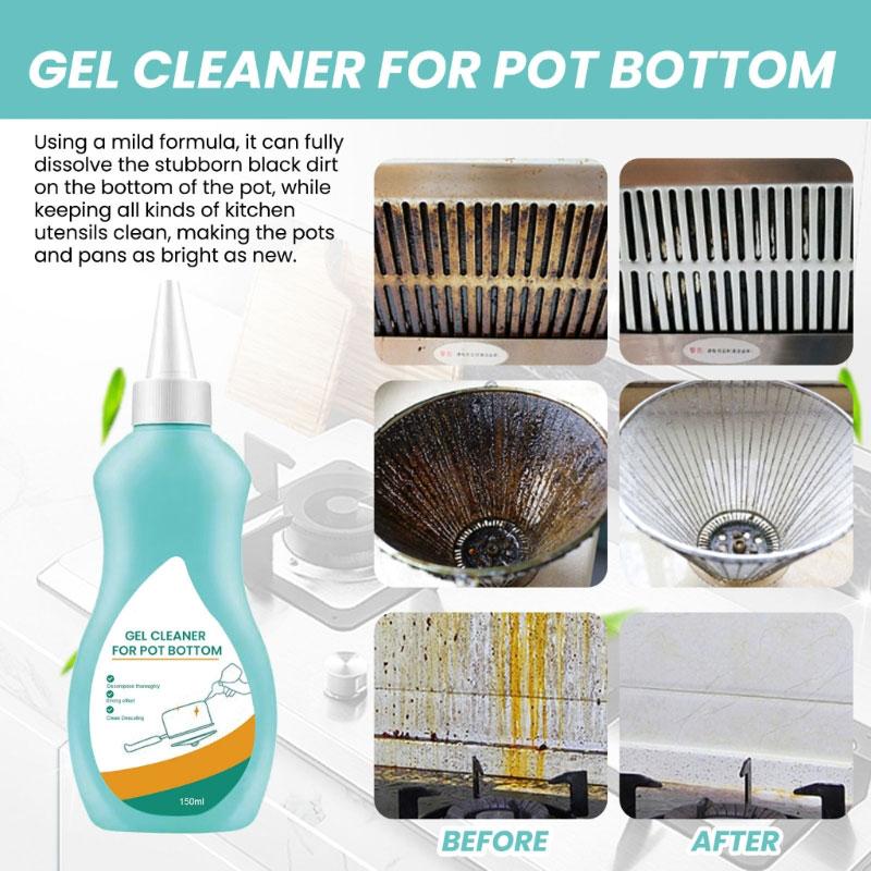 Effective Kitchen Grease Remover Oil Cleaning Agent for Range Hood and Cooktops Pot Bottom Cleaner 150ml