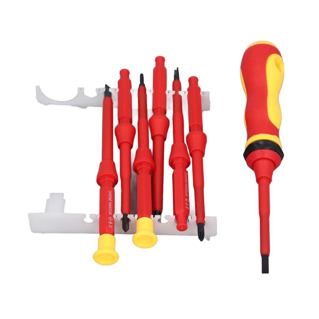 Screwdriver Set Multi Purpose Alloy Steel Screwdriver with 7 Bits for Electronics Repair