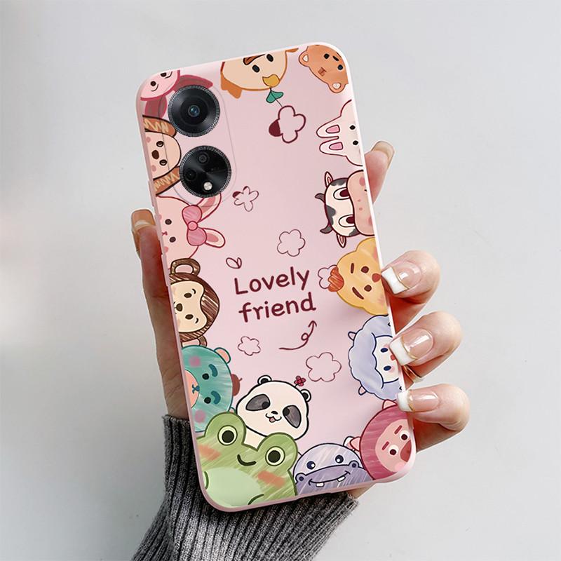 For OPPO A98 5G Case 2023 Cute Cat Cartoon Funny Dog Silicone Soft Back Cover For OPPO F23 CPH2527 OPPOA98 CPH2529 A1 5G Coque