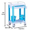 ABS Multifunctional Anesthesia and Infusion Emergency Cart with Five Drawers