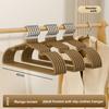 Super Thick Matte Resin Coat Hanger, Seamless and Anti-slip, Adult Thickened Coat Hanger Support Coat Hanger