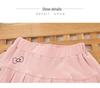 Girls' Summer Midi Pleated Skirt with Anti-Exposure Shorts