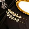 2023 Pink Diamond Pearl Bracelet: Retro Metal, Luxury Fashion with European and American Influences