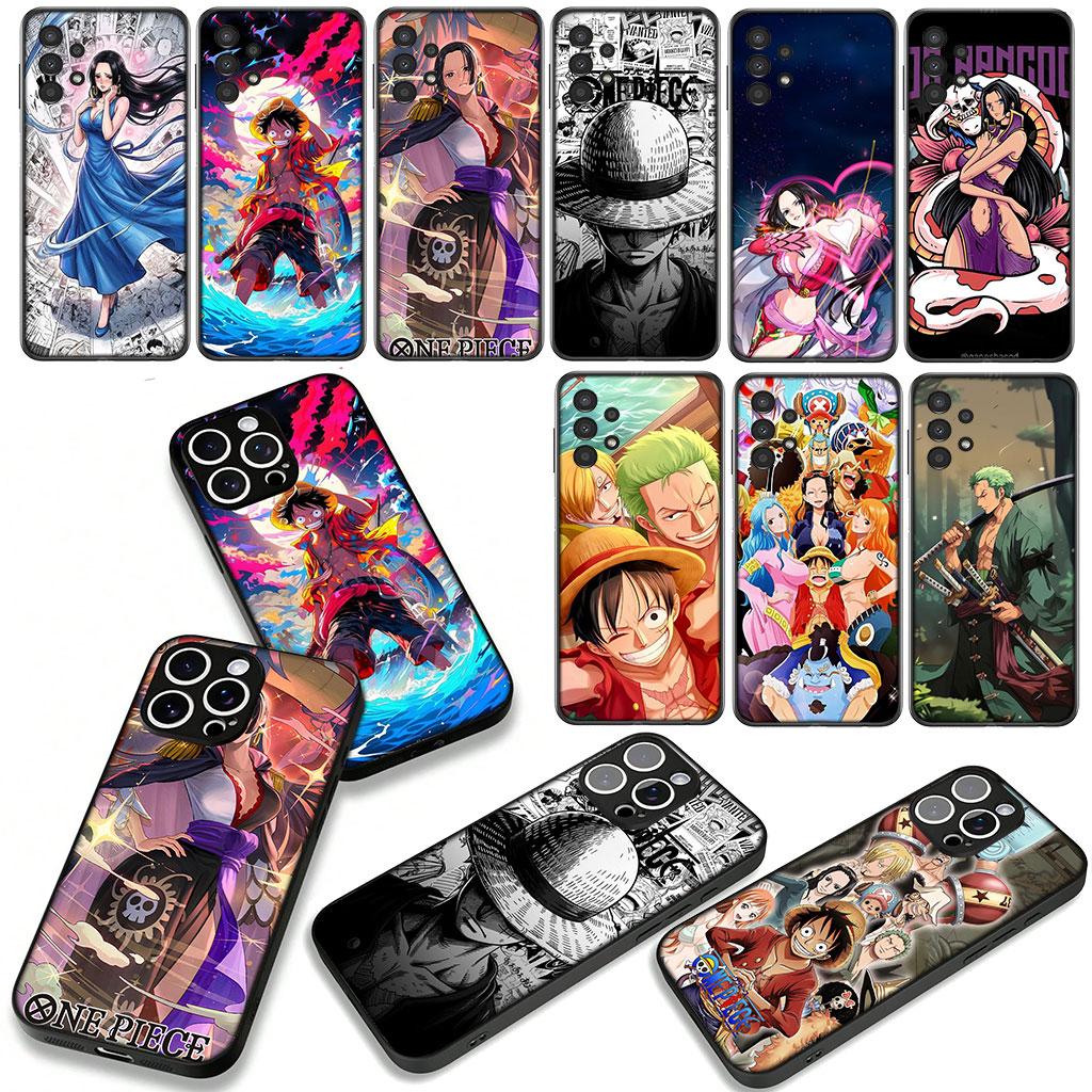 Cover for Apple iPhone 17 16 11 Pro XS Max XR 6 7 8 Plus 16E SE 2020 Air 5 SE2 Phone Case Boa Luffy Zoro One Hancock Pieces
