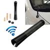Car Carbon Fiber+Black Screw Radio Short Antenna W/ Screws Kit Accessories 8cm